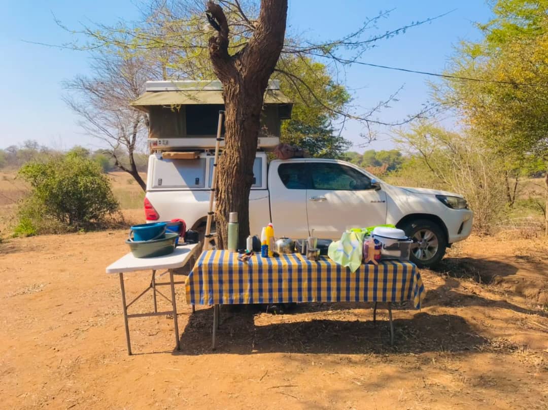 Camping under the stars near Kariba